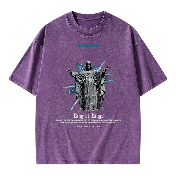 King Of Kings Christian Washed T-Shirt
