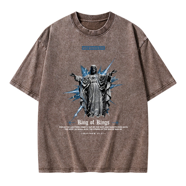 King Of Kings Christian Washed T-Shirt