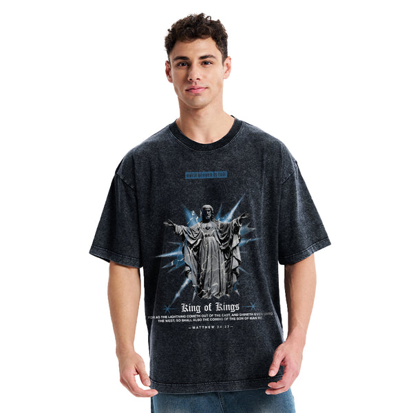 King Of Kings Christian Washed T-Shirt