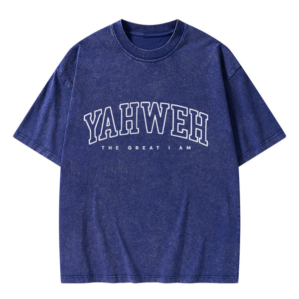 YAHWEH Christian Washed T-Shirt