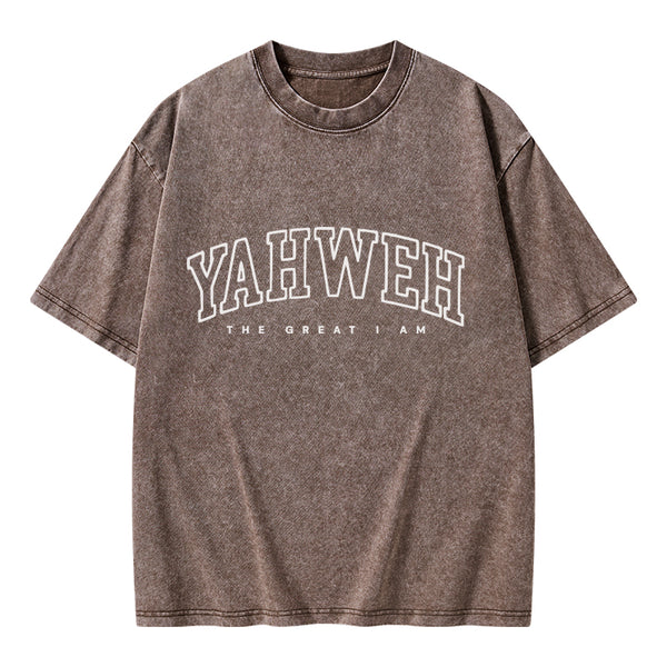 YAHWEH Christian Washed T-Shirt