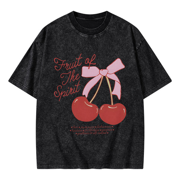 Fruit Of The Spirit Christian Washed T-Shirt