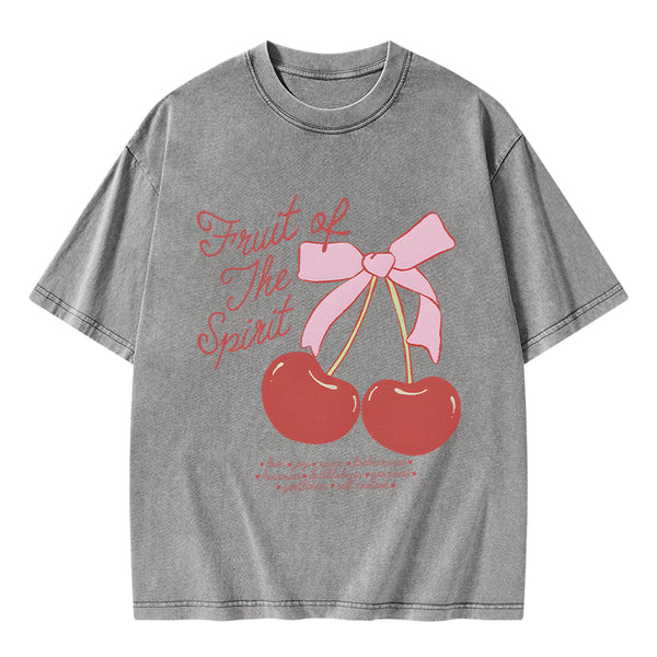 Fruit Of The Spirit Christian Washed T-Shirt
