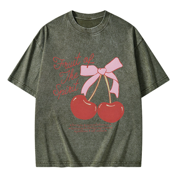 Fruit Of The Spirit Christian Washed T-Shirt