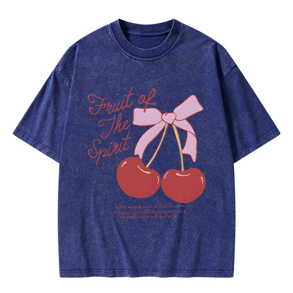 Fruit Of The Spirit Christian Washed T-Shirt