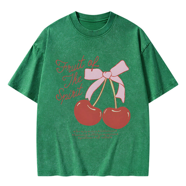 Fruit Of The Spirit Christian Washed T-Shirt