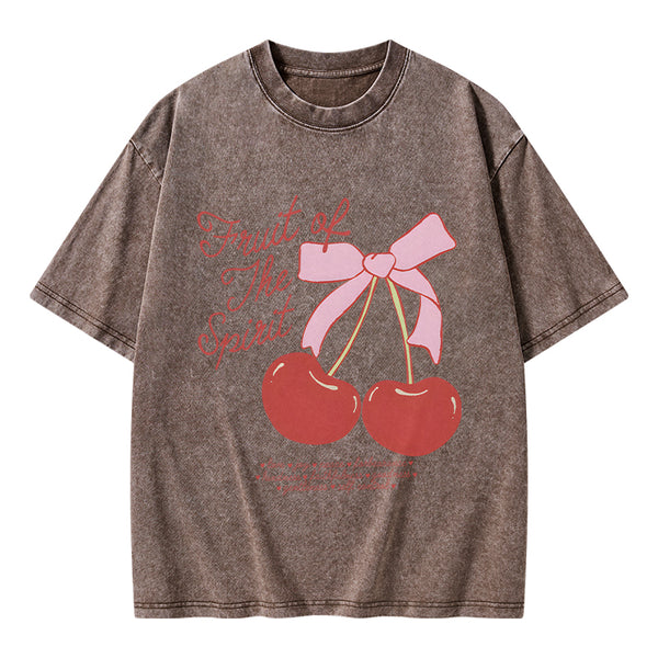 Fruit Of The Spirit Christian Washed T-Shirt