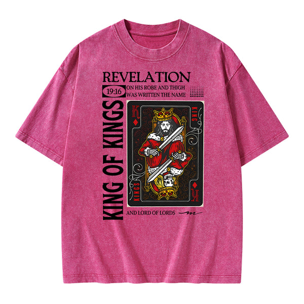 King Of Kings Christian Washed T-Shirt