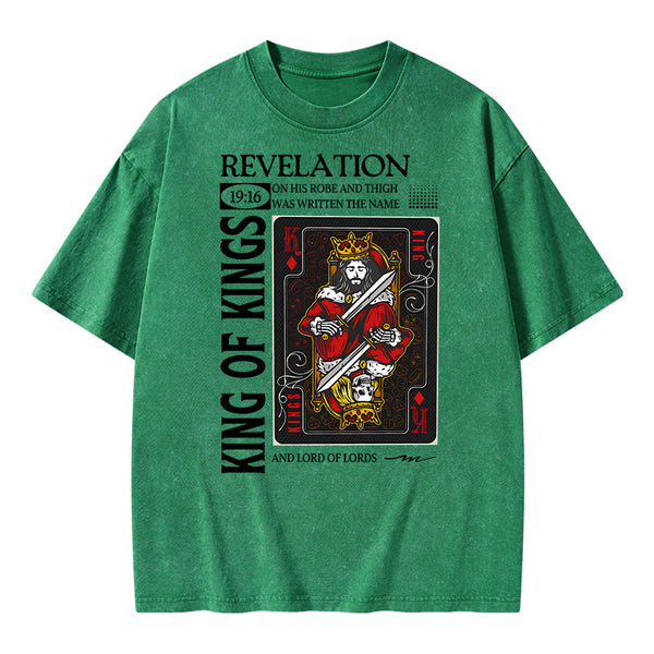 King Of Kings Christian Washed T-Shirt