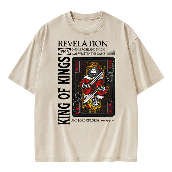 King Of Kings Christian Washed T-Shirt