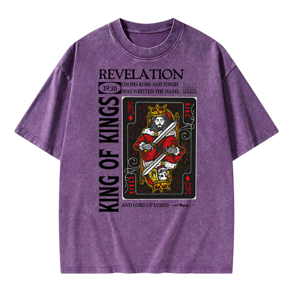 King Of Kings Christian Washed T-Shirt