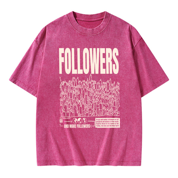 Followers Christian Washed T-Shirt