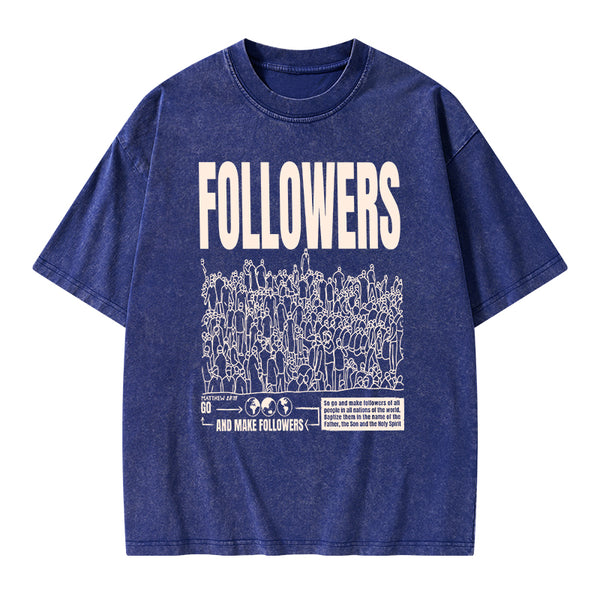 Followers Christian Washed T-Shirt