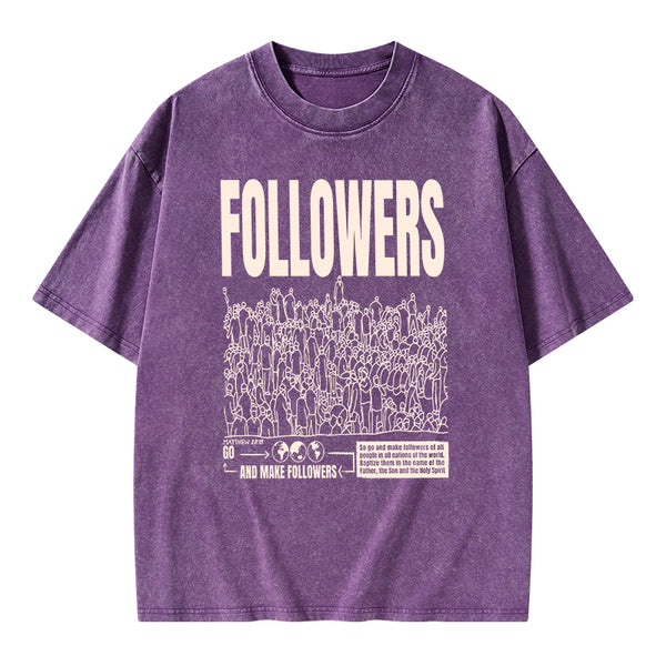 Followers Christian Washed T-Shirt