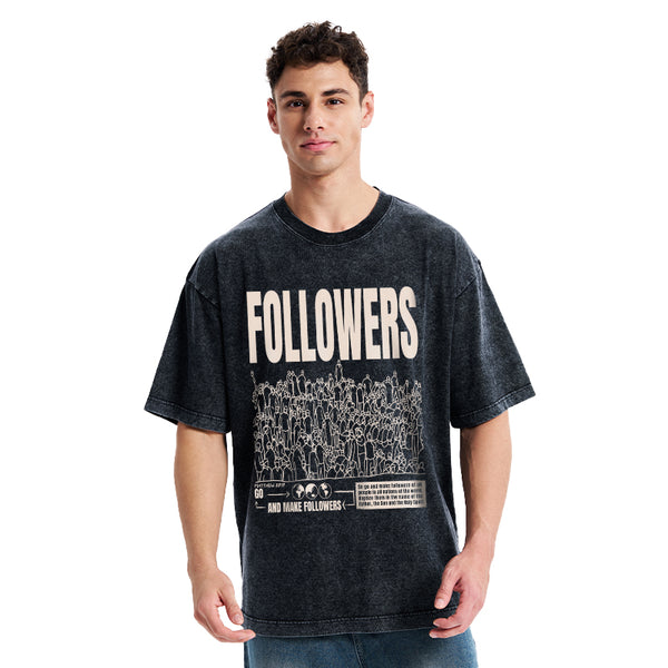 Followers Christian Washed T-Shirt