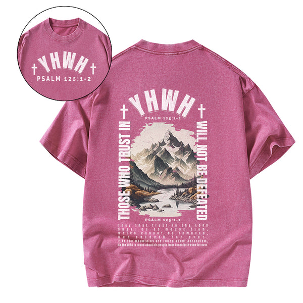 YHWH Christian Washed T-Shirt