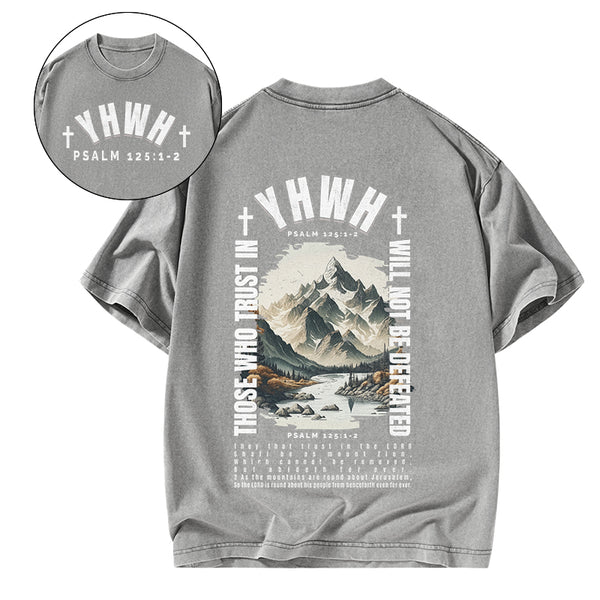YHWH Christian Washed T-Shirt