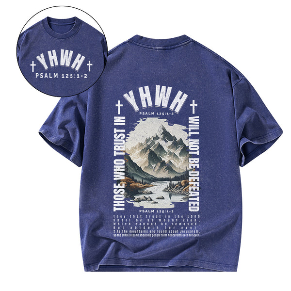 YHWH Christian Washed T-Shirt