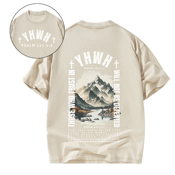 YHWH Christian Washed T-Shirt