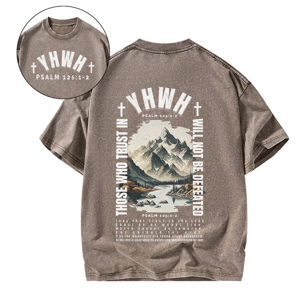 YHWH Christian Washed T-Shirt