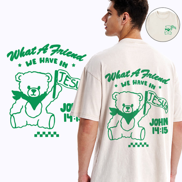 What A Friend We Have In Jesus Christian Washed T-Shirt