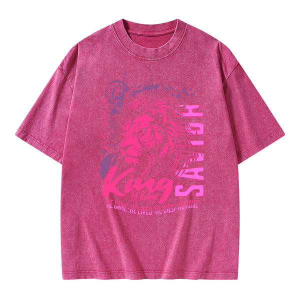 King Of Kings Christian Washed T-Shirt