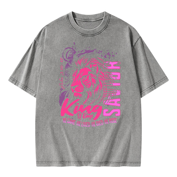 King Of Kings Christian Washed T-Shirt