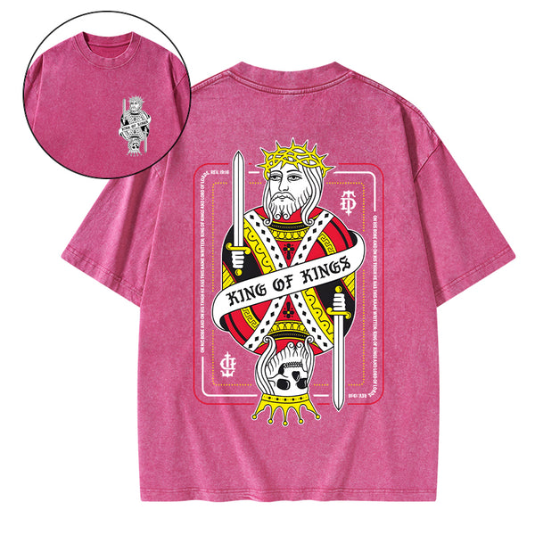 King Of Kings Christian Washed T-Shirt