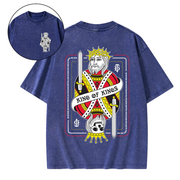 King Of Kings Christian Washed T-Shirt