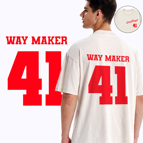 Way Maker Christian Washed T-Shirt