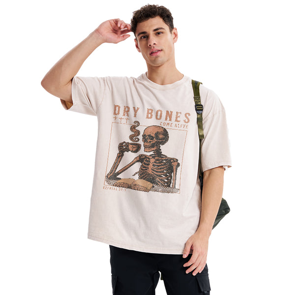 Dry Bones Come Alive Christian Washed T-Shirt