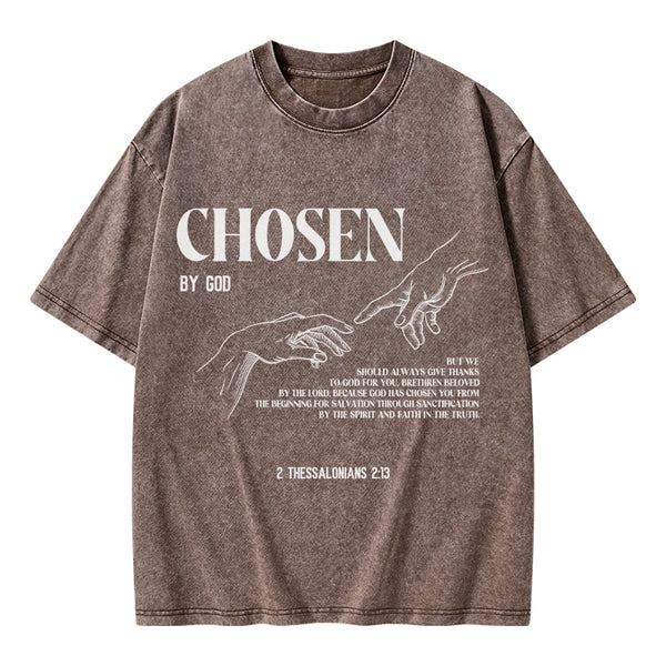 Chosen By God Christian Washed T-Shirt