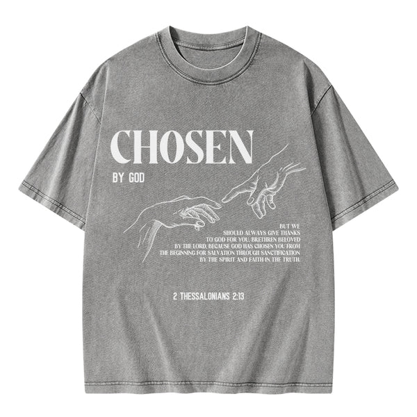 Chosen By God Christian Washed T-Shirt