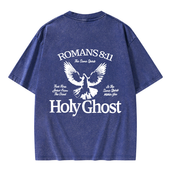 Holy Ghost Christian Washed T-Shirt