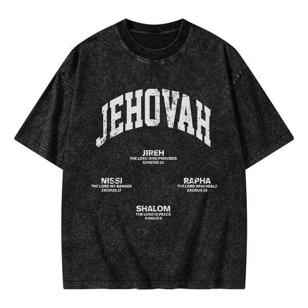 GC-WTS1329 JEHOVAH Christian Washed T-Shirt