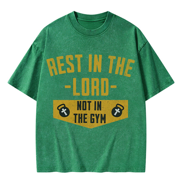Rest In The Lord Christian Washed T-Shirt