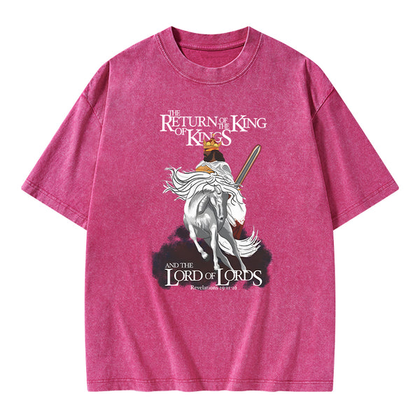 King Of Kings Christian Washed T-Shirt