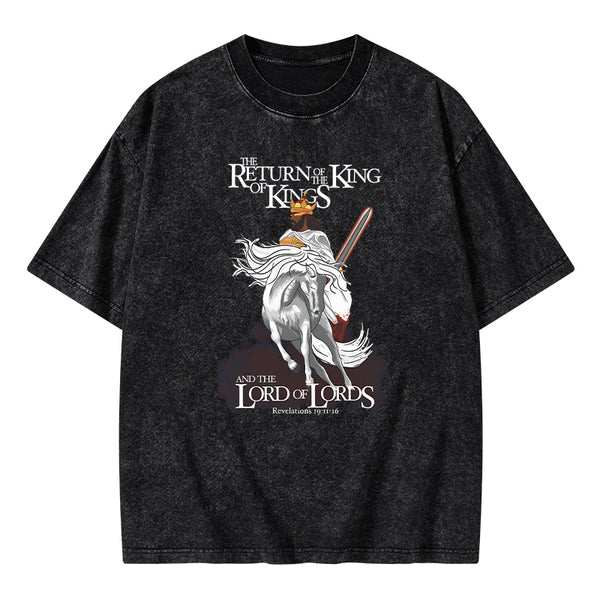King Of Kings Christian Washed T-Shirt