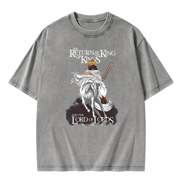 King Of Kings Christian Washed T-Shirt