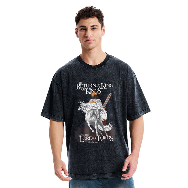King Of Kings Christian Washed T-Shirt