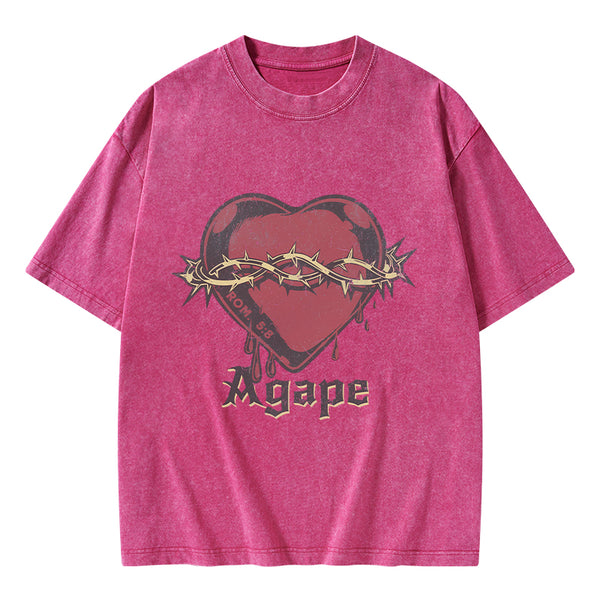 Agape Christian Washed T-Shirt