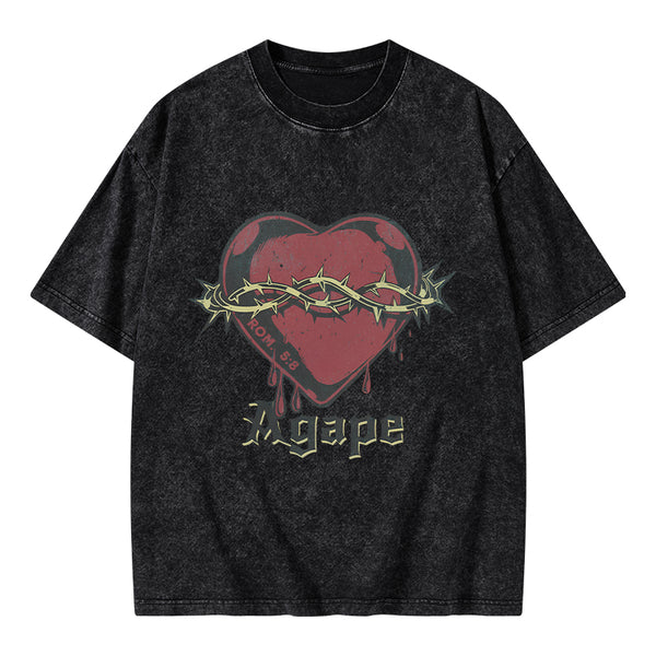 Agape Christian Washed T-Shirt
