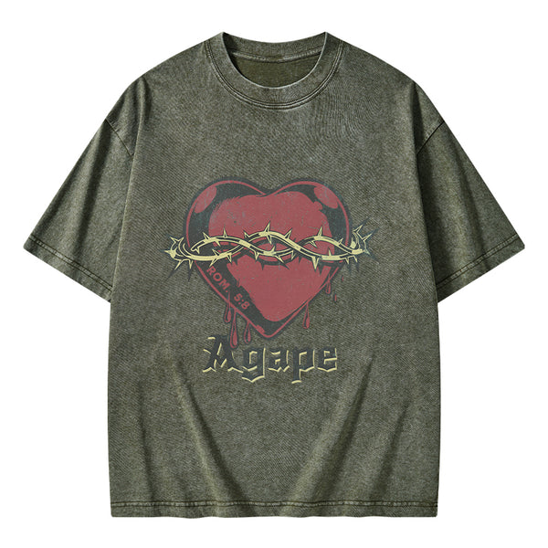 Agape Christian Washed T-Shirt