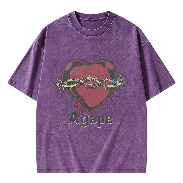 Agape Christian Washed T-Shirt