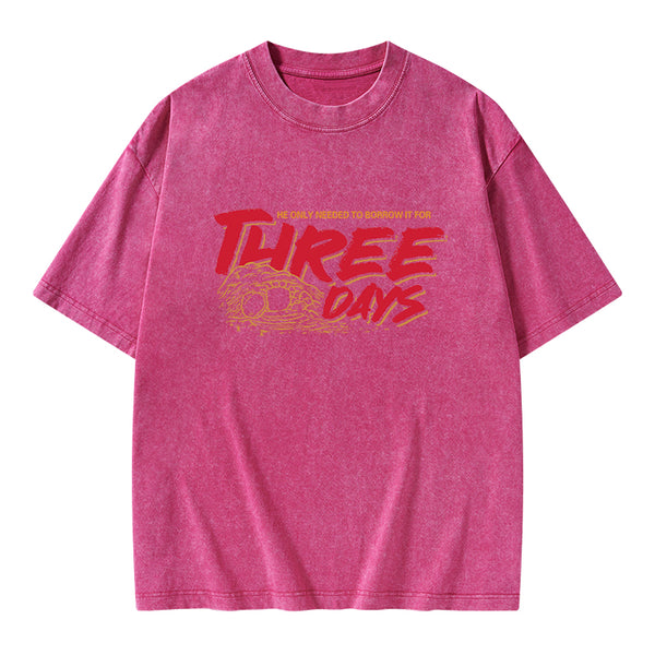 He Only Needed To Borrow It For Three Days Christian Washed T-Shirt