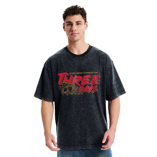 He Only Needed To Borrow It For Three Days Christian Washed T-Shirt