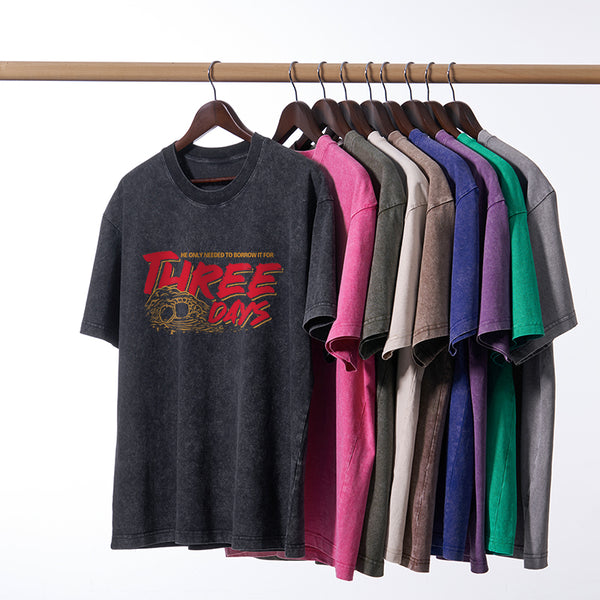 He Only Needed To Borrow It For Three Days Christian Washed T-Shirt
