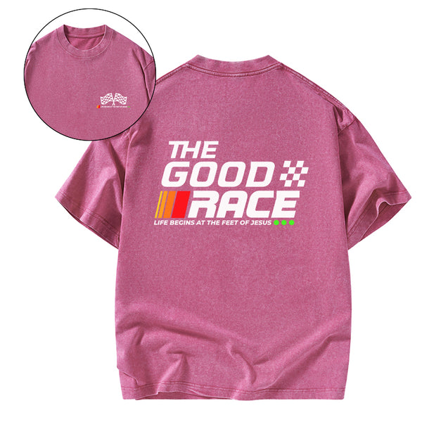 The Good Race Christian Washed T-Shirt