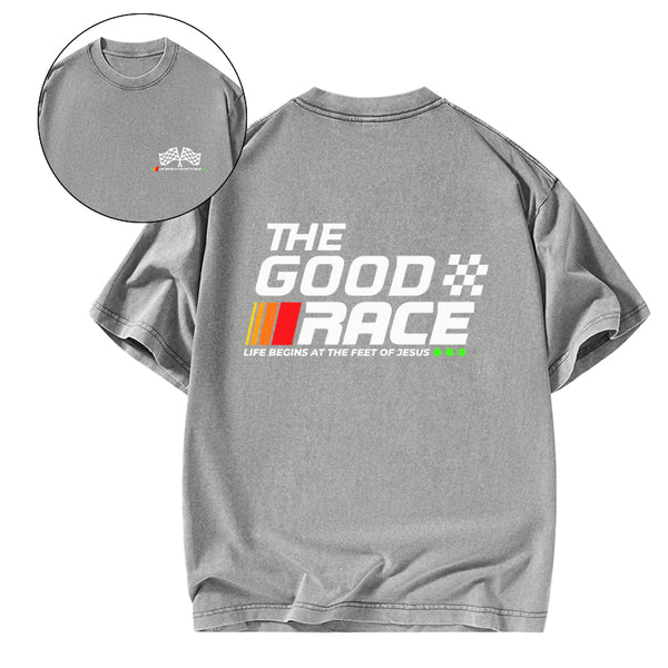 The Good Race Christian Washed T-Shirt