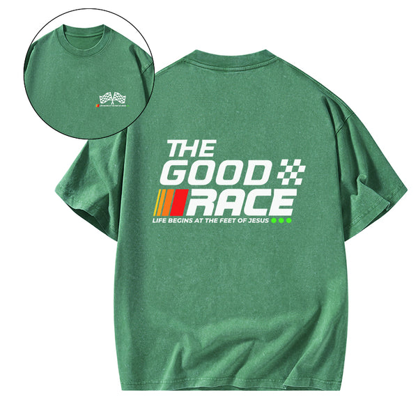 The Good Race Christian Washed T-Shirt
